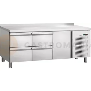Chladící stůl s okrajem, 1 dveře, 4 šuplíky, 1792x700x850 mm | BARTSCHER, S4T1-150 MA