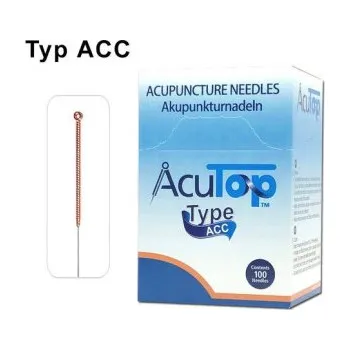 Jehla na akupunkturu AcuTop AcuTop akupunkturní jehly, typ ACC, 0,20 x 15 mm, 100 ks