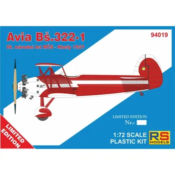Plastikový model RS models 1/72 Avia Bš. 322-1 Limited edition