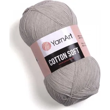 Příze YarnArt Cotton soft 49 sv.šedá
