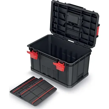 Kufr na nářadí C, 2 přepážky, černá