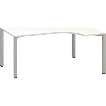 Psací stůl Ergonomický stůl ProOffice B 180 x 120 cm, pravý, bílá