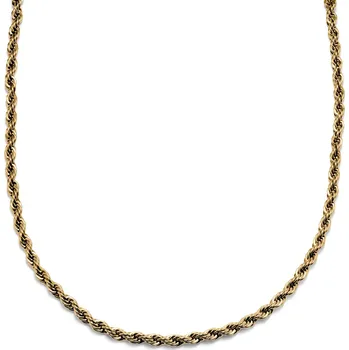 Náhrdelník Collin Amager 6mm točený řetízkový náhrdelník zlaté barvy - Lucleon