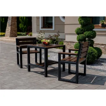 Zahradní sestava Zahradní set TRENDY 9 (Olše) Ořech