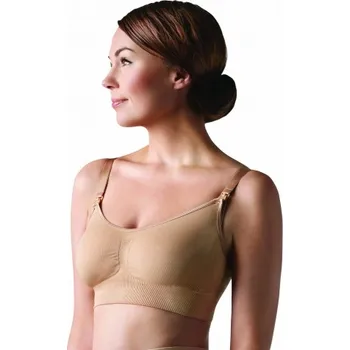 Těhotenské spodní prádlo Carriwell Mateřská a kojící podprsenka s Carri-Gel kosticemi TĚLOVÁ, vel. S