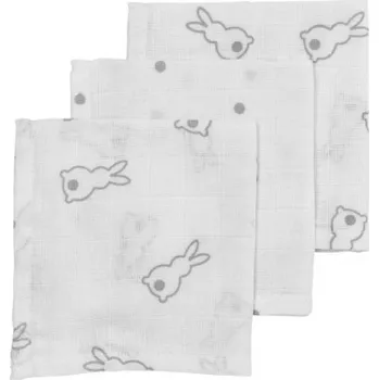 Meyco X MrsKeizer 3-balení žínky Rabbit silver