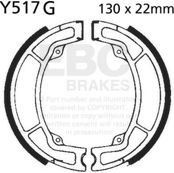 Brzda pro motocykl BRZDOVÉ ČELISTI S DRÁŽKAMI YAMAHA YZ 125 1983-1986