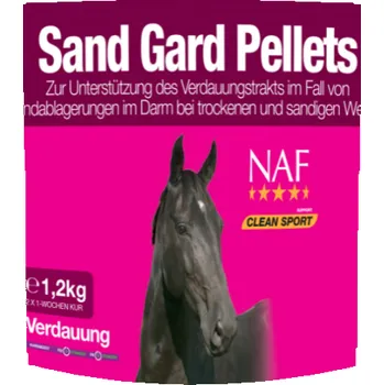 NAF Sand guard pro koně náchylné k pískové kolice s probiotiky, psylliem a vitamíny, kyblík 1,2kg