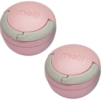 dudlíky Melii KRABIČKY NA DUDLÍK 2KS - RŮŽOVÁ/ŠEDÁ