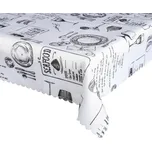 DekorTextil Ubrus s nešpinivou úpravou Lunch - černý ROZMĚR: 120 x 140 cm