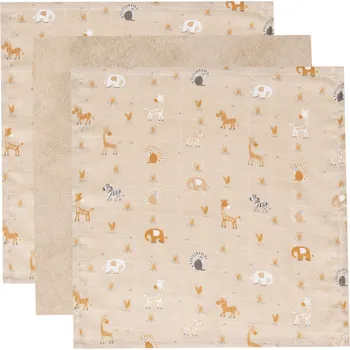 Bebe-Jou Mušelínová žínka na obličej 3ks Steppe