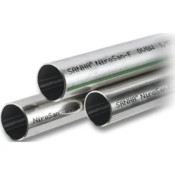 rozdělovač topení Sanha NIROSAN 9000 systémová trubka 42x1,5mm, v tyčích 6m, lisovací, voda, nerez ocel