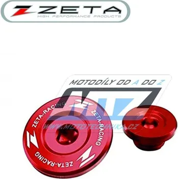 Zátky motoru - ZETA ZE89-1310 - Suzuki RMZ250 / 07-20 + RMZ450 / 05-20 + RMX450Z /10-19 - červené ZE891310