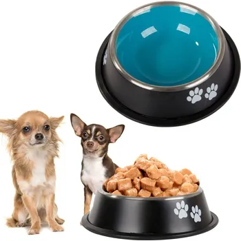 Miska pro psa MrHome Protiskluzová kovová miska pro psy, 150 ml