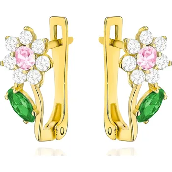 Hodinky Náušnice Bonore - Zlato 585 - Kubický Zirkon 143554