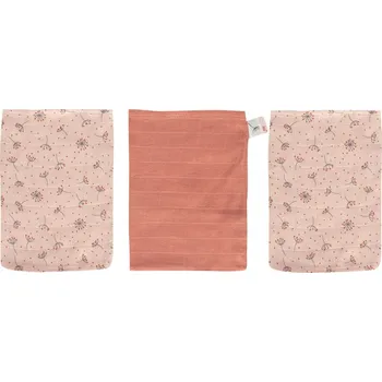 Bebe-Jou Mušelínové žínky Fabulous Wish Pink 3ks