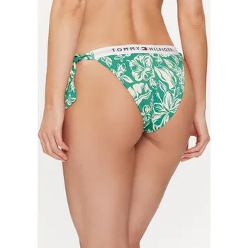Dámské plavky Tommy Hilfiger Spodní část bikin UW0UW05366 Zelená XL