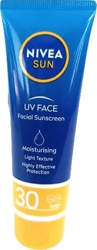 Přípravek na opalování Nivea Sun UV Face hydratační pleťový krém na opalování SPF30 50 ml