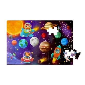Hračka B-Toys Puzzle maxi 48 ks Sluneční soustava