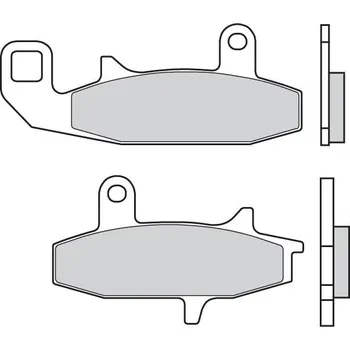 Brzdová destička Brzdové destičky BREMBO Street Sintered Metal - 07SU15SA SUZUKI DR 650 RSE 1990-1995