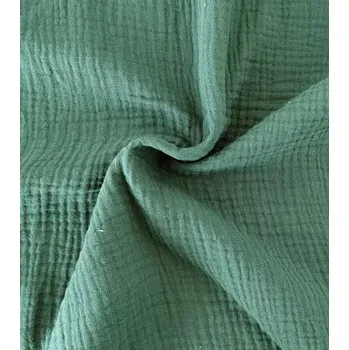 Látka metráž mušelín plenkovina malachitová | RTex