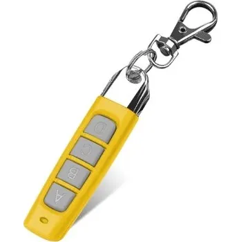 Dálkový ovladač vrat Univerzální dálkový ovladač garážových vrat 433 MHz - 40KS X2 žlutá