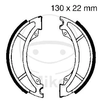 Brzda pro motocykl STANDARDNÍ BRZDOVÉ ČELISTI YAMAHA YZ 250 1981-1984