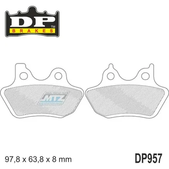 Brzdová destička Destičky brzdové DP957-SDP DP Brakes - směs SDP Sport HH+ DP957-SDP