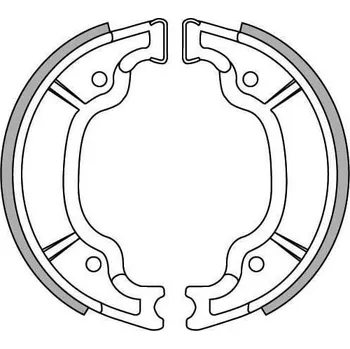 Brzda pro motocykl brzdové obložení (standardní materiál) NEWFREN (2 ks v balení) GF1303