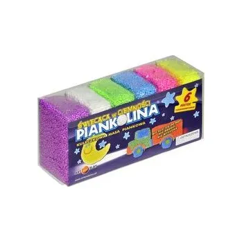 Set školních potřeb Piankolina świecąca w ciemności 6 kostek