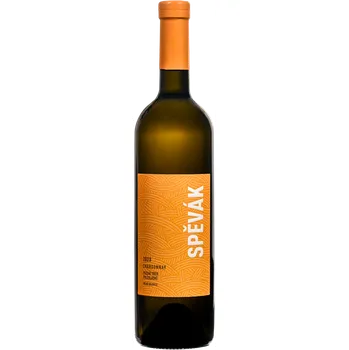 Víno Chardonnay 2023, pozdní sběr, Rodinné vinařství Spěvák, polosladké