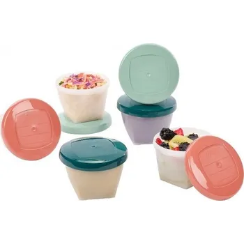 BABYMOOV Misky s víčky BIO 6x 180ml