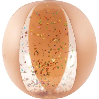 Nafukovací míč Konges Slojd Velký nafukovací míč Multi Cherry Konges Sløjd Beach Ball Large