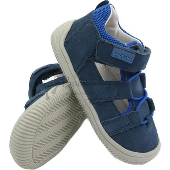 Chlapecké sandály Dětská barefoot letní obuv Protetika KENDY denim - vel. 29