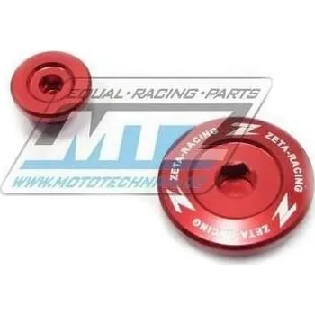 Zátky bočních vík motoru - ZETA ZE89-1410 - Yamaha YZF250 / 01-13 + YZF400+YZF426+YZF450 / 98-05 + WRF250+WRF400+WRF426 / 98-02 + WR250R+WR250X / 07-20 + XT125+XT250 - červené YAMAHA TT-R 50 E 2006-2015