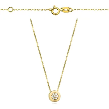 Hodinky Náhrdelník Bonore - Zlato 585 - Kubický Zirkon 143392