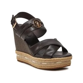 Dámská vesta U.S. Polo Assn. Espadrilky Aylin016 Hnědá 40