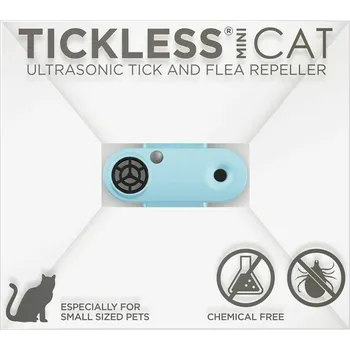 Repelent Tickless ultrazvukový odpuzovač klíšťat Mini Cat light blue