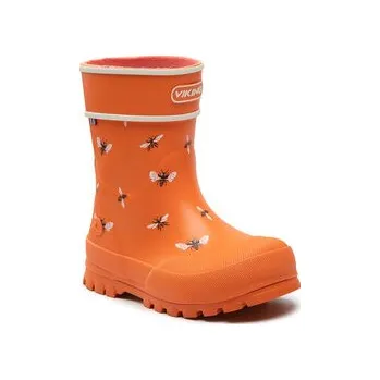 Chlapecké holínky Holínky Viking Alv Jolly 1-60060-3101 Oranžová 28
