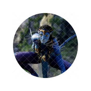 Jedlá dekorace na dort AVATAR válečník, VARIANTA Jedlý papír 1815