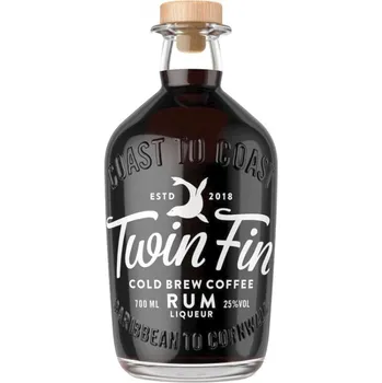 Rum Twin Fin cold brew rum liqueur 0,7L 25% (holá láhev)