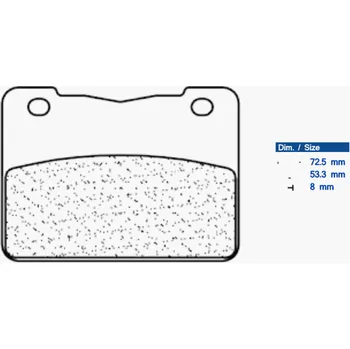 Brzdová destička CL BRAKES Brzdové destičky ze slinutého kovu - 3110MSC SYM Maxsym 400 i ABS 2012-2015