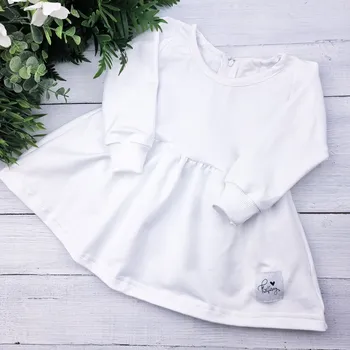 Dívčí šaty Kulišárny Dívčí princess šaty SNOW VELIKOST: 62, DÉLKA RUKÁVU: DLOUHÝ RUKÁV