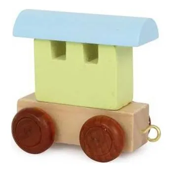 Vláček a vláčkodráha small foot Vláček barevný vagónek - SLEVA