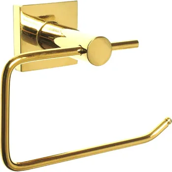 BA-DE Držák toaletního papíru Nero Gold, bez krytu, zlato