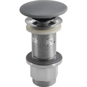 Sifon SAPHO Umyvadlová výpust 5/4“, click-clack, betonová zátka, šedá FG917