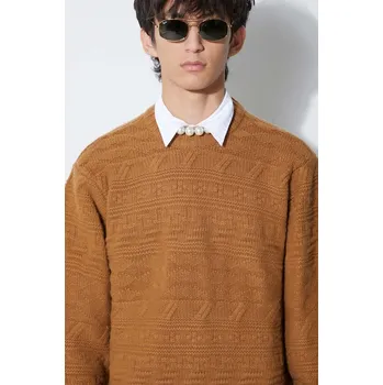 Dámské oblečení Vlněný svetr Ader Error Seltic Knit, M, hnědá, 82X