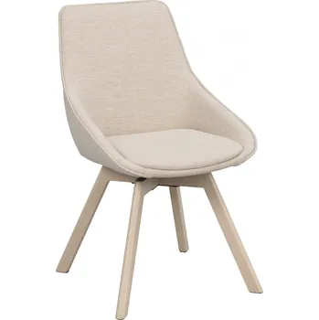 Jídelní židle ROWICO Jídelní židle ALISON světle béžová s bělenými nohami