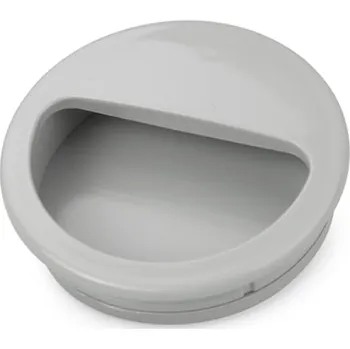 Nábytkové kování Interex Úchytka na zafrézování TARRA / Tmavě šedá