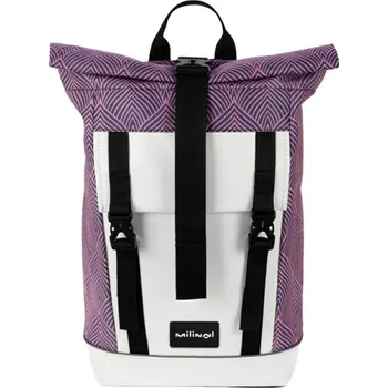 Městský batoh Milinal Rolovací batoh do města Aviarolltop violet 22l